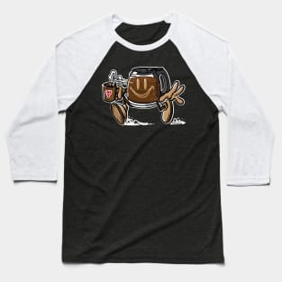 Coffee Run Baseball T-Shirt